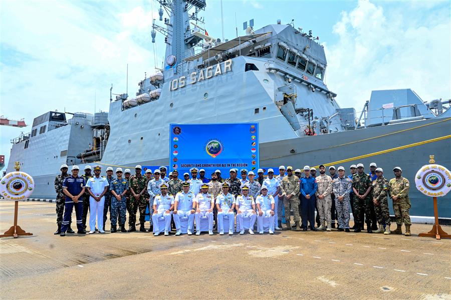IOS Sagar, makes port call at Coombo, furthering India-Sri Lanka maritime cooperation
