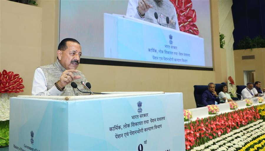 Technology-Driven Pension Services bring greater efficiency, save manpower and resources: Dr. Jitendra Singh 