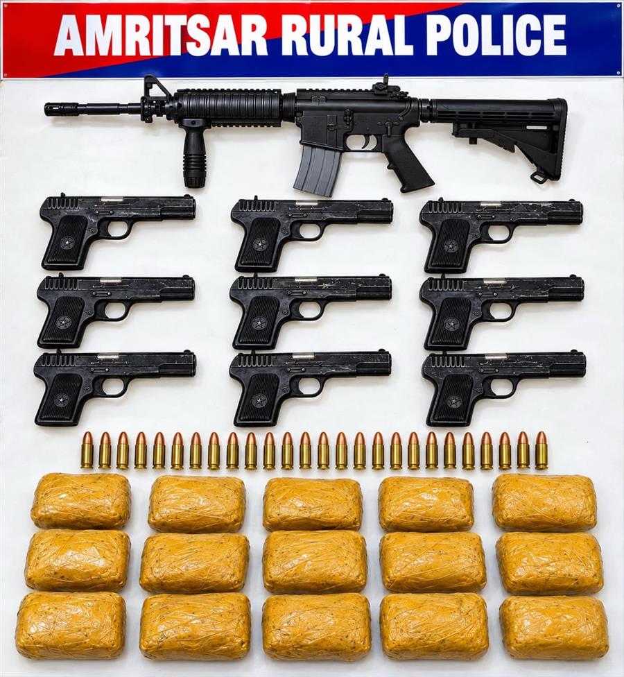 Amritsar Rural Police bust two arms, narcotics networks; four arrested